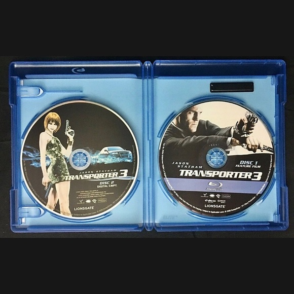 Transporter 3 Blu-ray Action Movie Statham 2 Disc Edition Digital Copy 2009 MINT - Picture 7 of 13